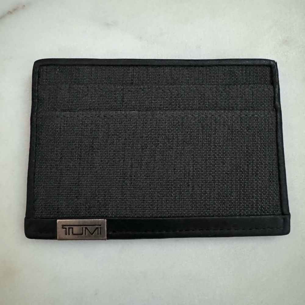 Tumi Black Card Holder
